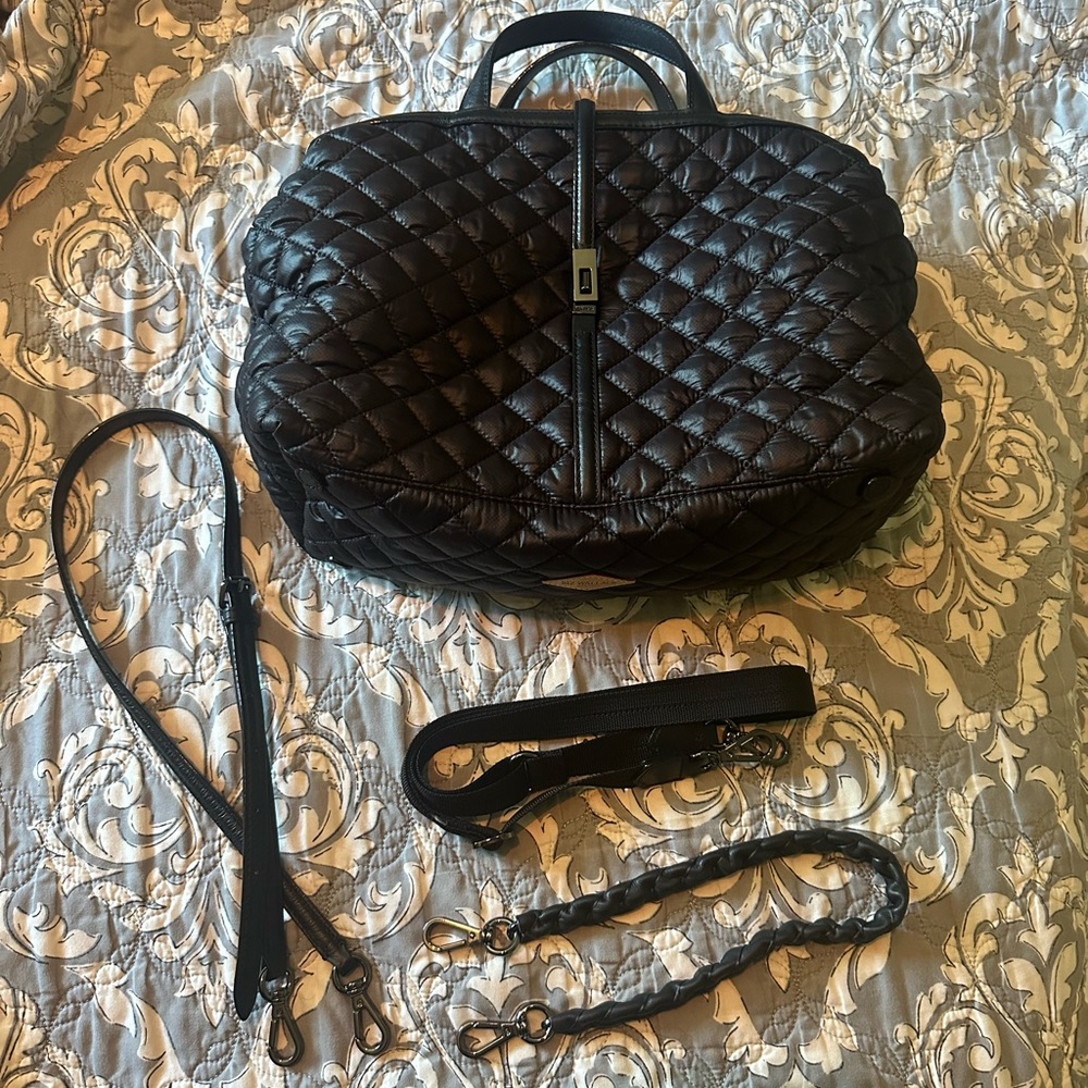 MZ Wallace Medium Astor Black Tote - Picture 4 of 12